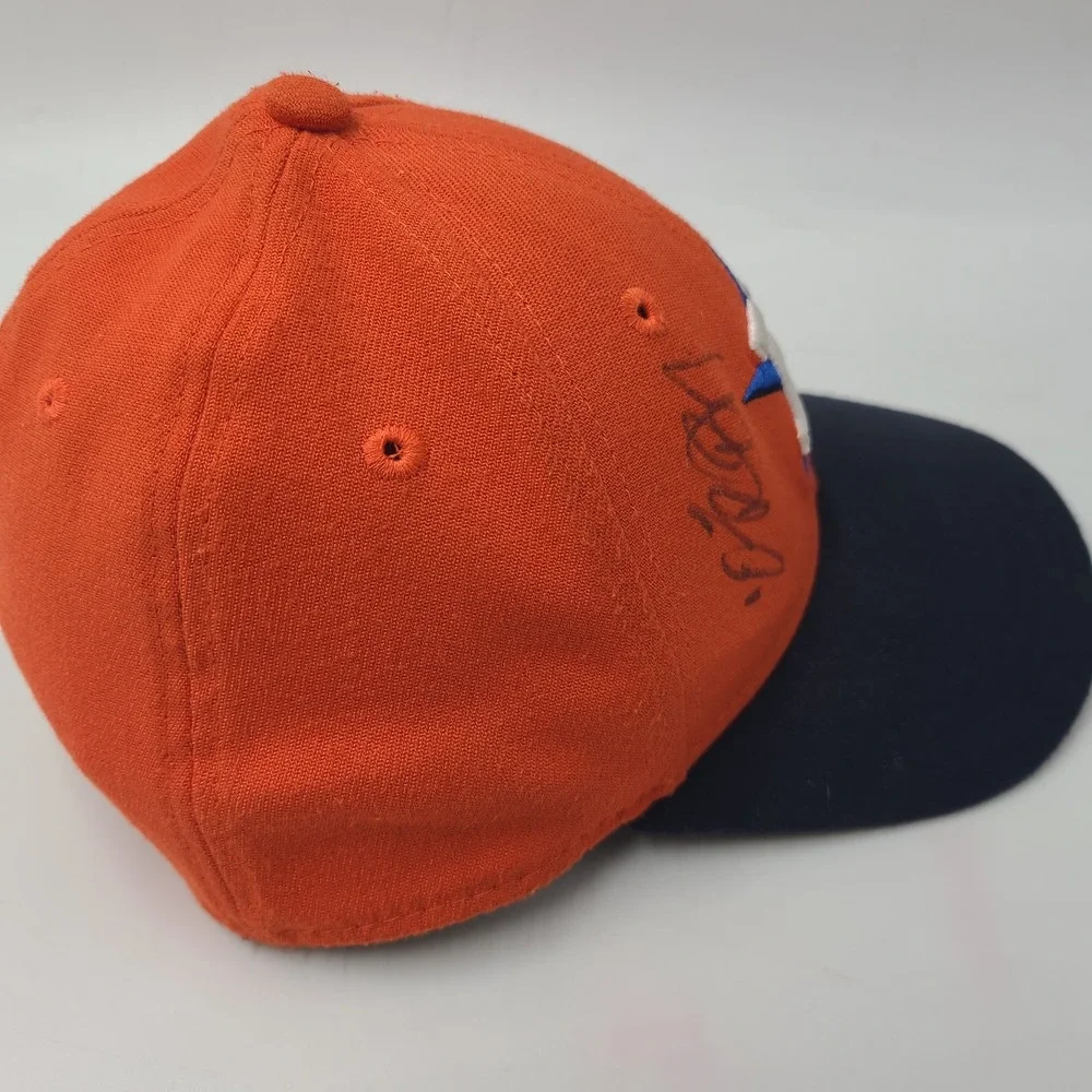 Child-Youth Houston Astros Hat‎ Fitted New Era 39Thirty Orbit Signed Autographed